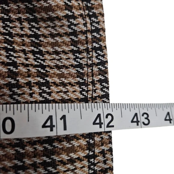 PerSeption Concept Womens Plaid Jumper Dress‎ Sz Large Acadamia - Picture 6 of 8